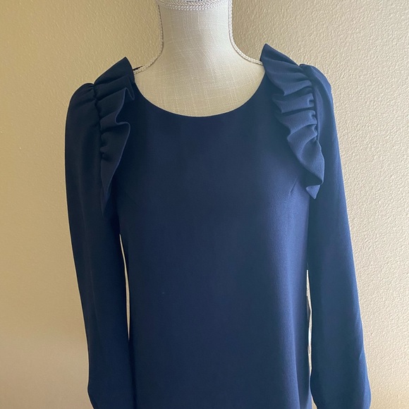 Nordstrom Chelsea 28 Navy Blue Dress - Picture 3 of 8